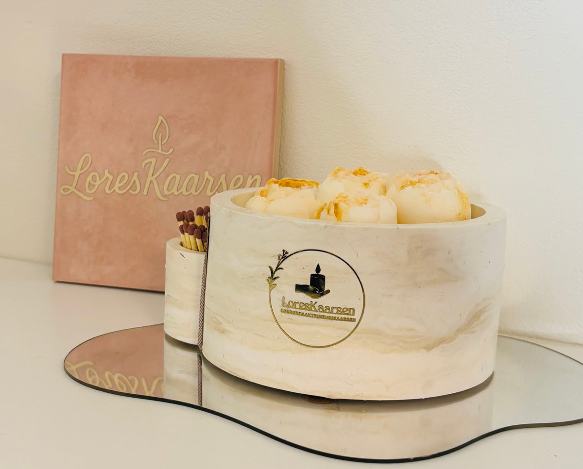 Luxueuze kaarsenpot
