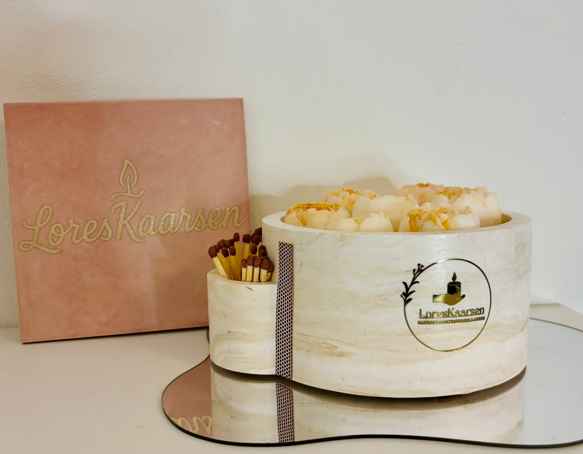 Luxueuze kaarsenpot